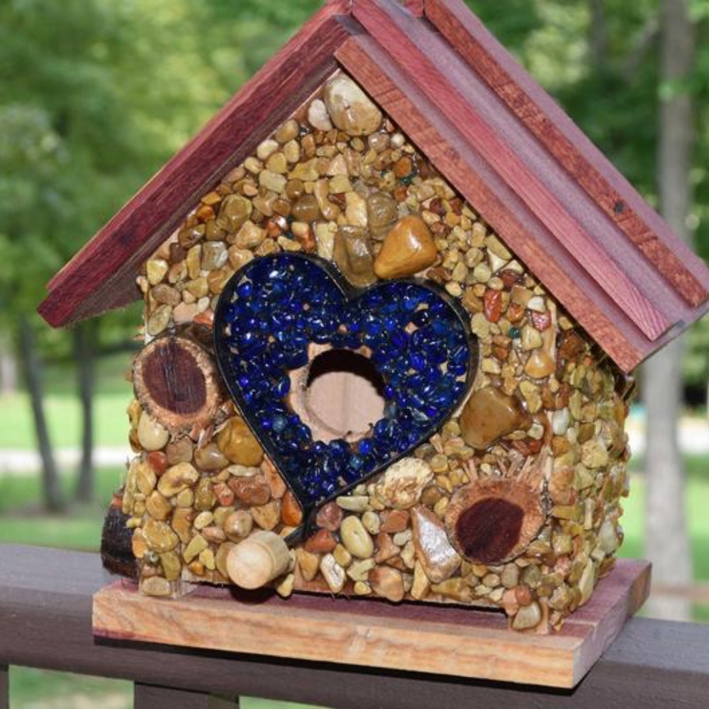 Handmade Rustic Birdhouse - Picture 2 of 5